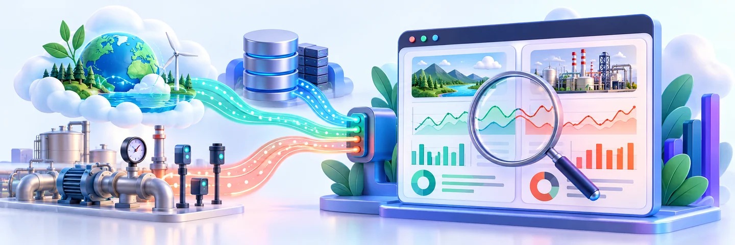 Open Data 與企業 BI 數據比對示意圖