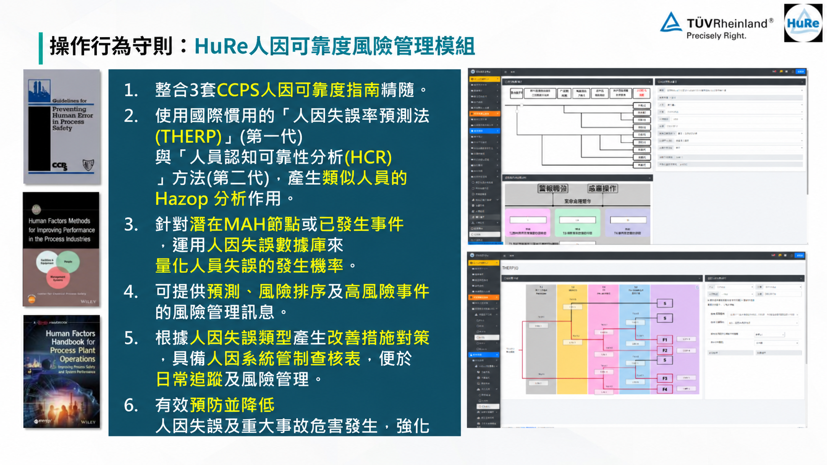 HuRe 人因可靠度風險管理模組